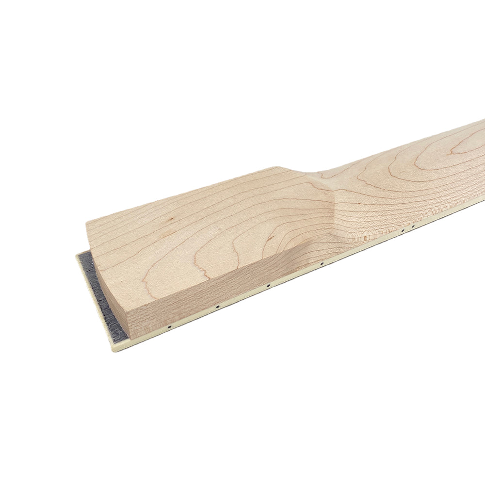 2x Yinfente New Guitar Neck 22fret 25.5inch Maple wood Rosewood Fretboard Block Inlay Binding Head