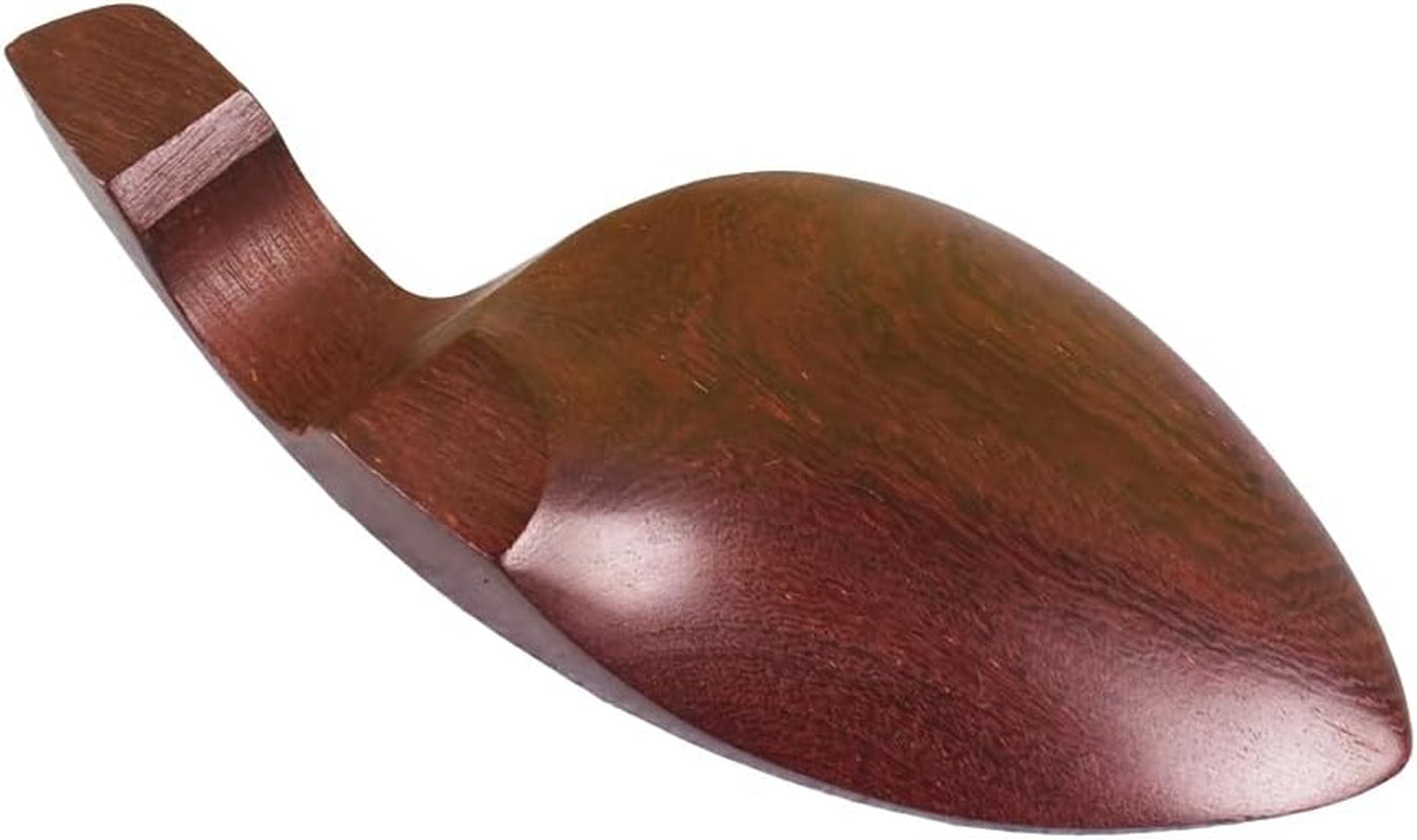 4/4 Violin Parts Kit Full Size Violin Accessories Natural Redwood Peg Tailpiece Fine Tuner Chin Rest Clamp End Pin (4/4-Redwood)