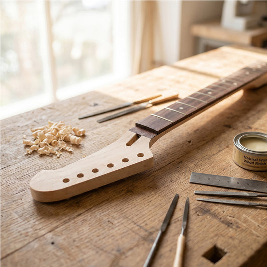 Yinfente DIY ST Body Mahogany Project Fit Locking Nut Bolt on and new banana maple neck dots inlays rosewood fretboard 24 frets Replacement
