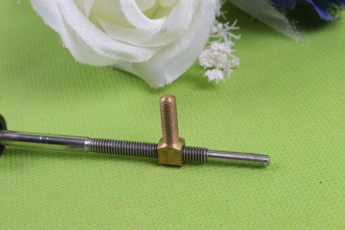 1Set 3/4 Upright Bass Bow Frog Screw German Bow Tip High Handle Bow Parts (Germanbow-Frog)