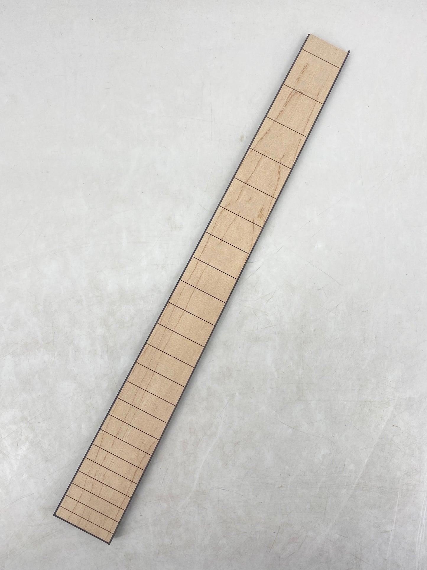 Yinfente 6pcs guitar fretboards 24.75 scale 22 frets maple and ebony wood