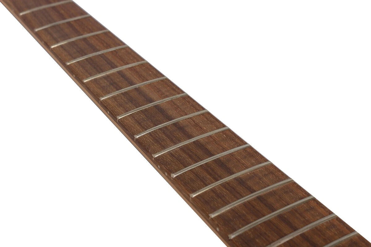 Yinfente DIY 22 fret Electric Guitar Neck 25.5 inch Mahogany Rosewood Fretboard Unfinished