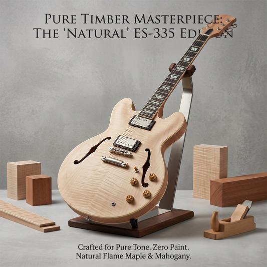 Yinfente DIY Electric guitar Kit Guitar neck Guitar body Mahogany Rosewood Semi Hollow 335 guitar