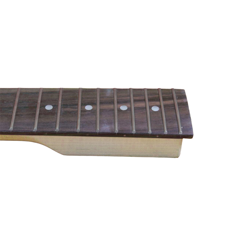 Yinfente Maple guitar neck 22 fret 25.5 inch Rosewood Floyd rose Locking Nut for unfinished DIY