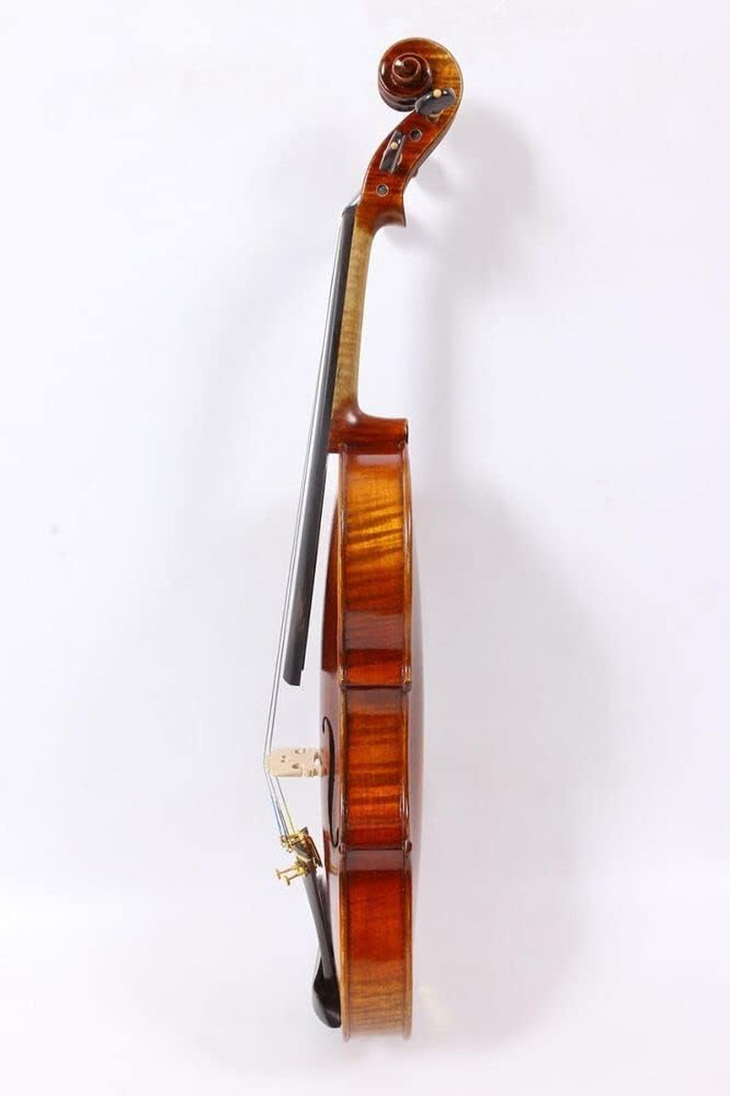 Master 4/4 Violin Stradivari Model Nice Sound Free Case Bow Flame Maple Spruce Wood Hand Made Paint