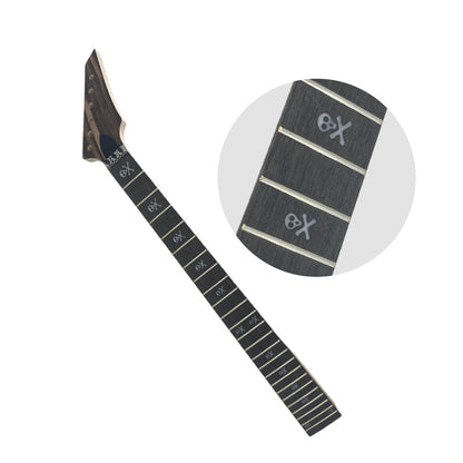 Yinfente New Guitar neck 24Fret 25.5inch Maple Rosewood Fretboard bot on Reversed headstock