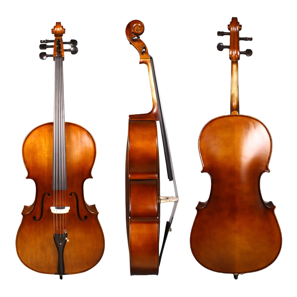 Yinfente 5string Electric Cello 4/4 Full Size Cello Maple Spruce Wonderful Sound hand made Cello