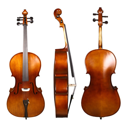 Yinfente 5string Electric Cello 4/4 Full Size Cello Maple Spruce Wonderful Sound hand made Cello