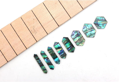 Guitar Fretboard Markers Inlay,Diy Fretboard Inlay for Electric Guitar,Abalone Shell Hexagon