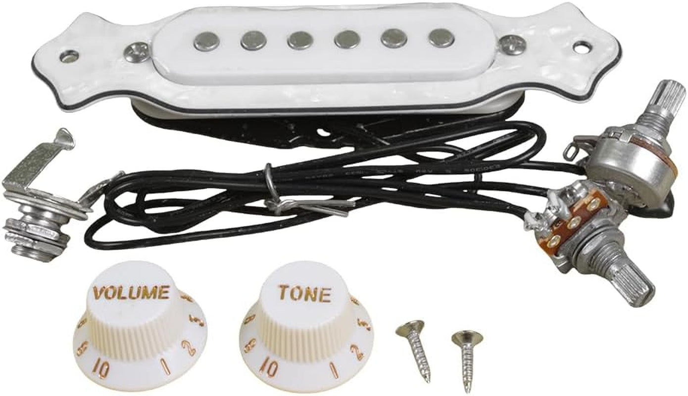 Sound Hole Pickups 6 String Magnetic Pickups with Tone Volume Knobs for Acoustic Classic Guitars