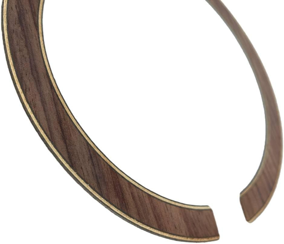 2PCS Guitar Rosette for Guitar Construction Solid Wood Material 110 * 12 * 0.8Mm Guitar Sound Hole for Luthier #23