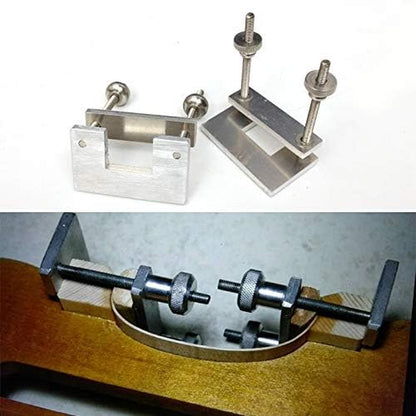 2Pcs Violin Making Tool Rib Wood Clamp Glue Hold Violin Rib Wood Metal Body Violin Maker Luthier Tools