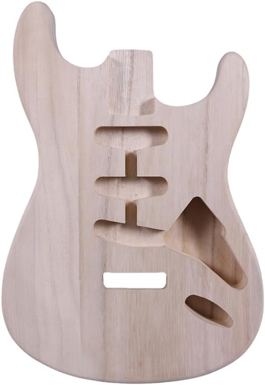 Electric Guitar Body Paulownia SSS Pickups Guitar Replacement DIY Project Accessories