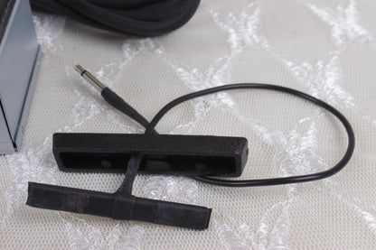 Electric Violin EQ Pickup Piezo with Plug Hole Cable Violin Outfit Stringed Instrument Parts Violin Pickups System for Electric Violin Acoustic (Big-Jack-1)