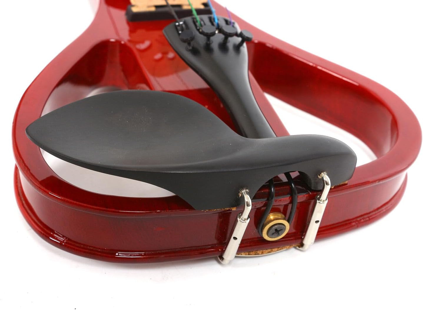 Electric Violin 4/4 Full Size, 4 Strings Silent Violin for Beginners， Student, with Headphones, Case, Rosin, Cable, Bow