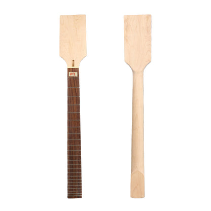 Yinfente 7string Guitar Neck 24Fret 27inch maple Paddle Head Rosewood Fretboard Long Scale Blank Paddle baritone guitar neck