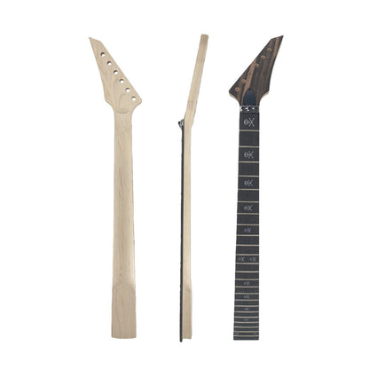 Yinfente New Guitar neck 24Fret 25.5inch Maple Rosewood Fretboard bot on Reversed headstock