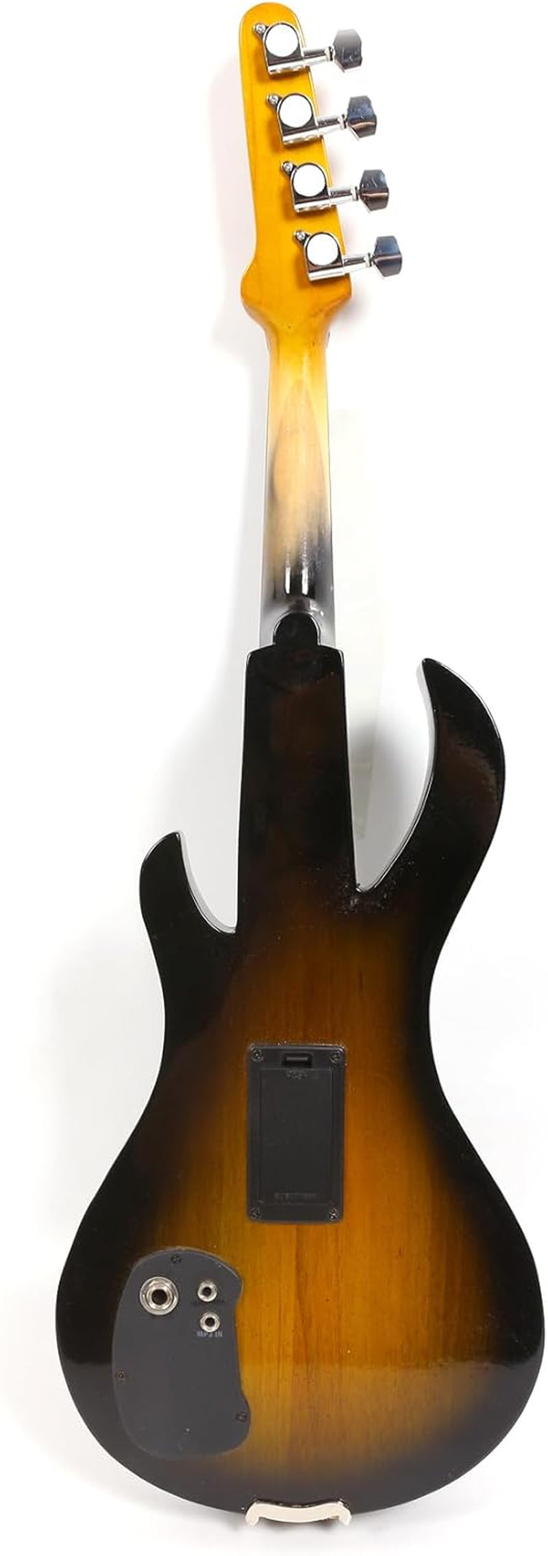 Electric Violin 4/4 Full Size Violin Electric Guitar Shape Support Mp3 Ebony Fittings with Violin Case Bow