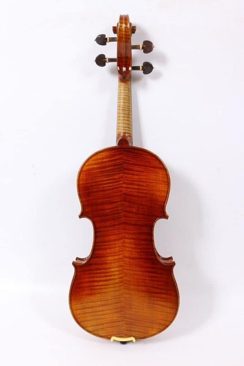 Master 4/4 Violin Stradivari Model Nice Sound Free Case Bow Flame Maple Spruce Wood Hand Made Paint