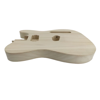 Yinfente T-Style New Guitar Body Paulownia Wood DIY Guitar Project Bolt on Heel
