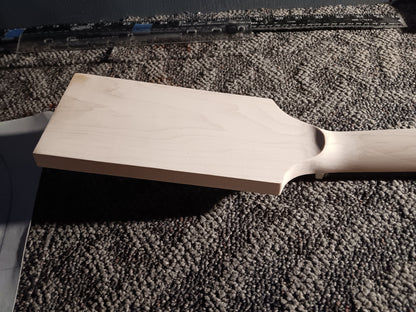 Yinfente Customize 22.5 Inch scale electric Paddle headstock Guitar Neck 22 Fret Short Scale Guitar Neck