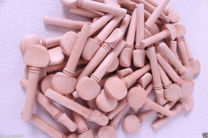 Yinfente 1000pcs Violin peg 4/4 Maple wood Violin Pegs String Adjuster Full Size