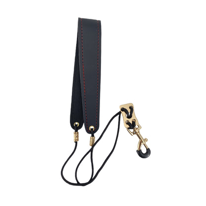 Saxophone Neck Strap Soft Leather Padded Comfort Music Instrument Strap for Alto Tenor Baritone Soprano Sax