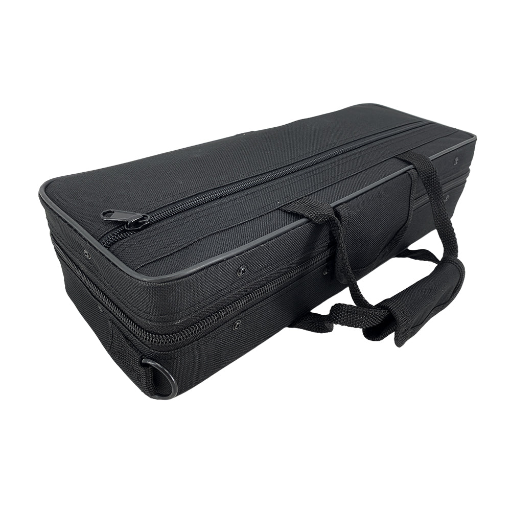 Yinfente Ekey Clarinet Case Strong Light Eb Key Clarinet Box Thick Padding with Straps,Black