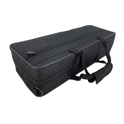 Yinfente Ekey Clarinet Case Strong Light Eb Key Clarinet Box Thick Padding with Straps,Black