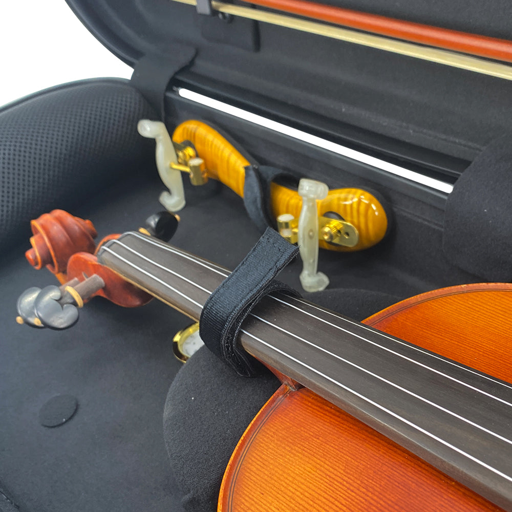 Yinfente Violin Case 4/4 Full Size Carbon Fiber Oblong Violin Bag with Music Sheet Bag Adjustable Backstrap Hygrometer Lightweight Protable