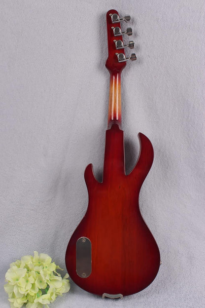 4/4 Violin Metallic Electric Violin Electric Guitar Shape Professional Violin Solid Wood Full Size