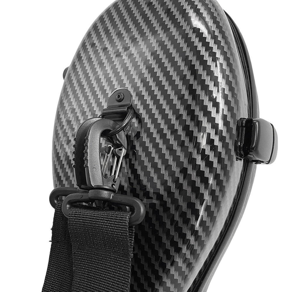 Yinfente 4/4 Full size Violin hard case Lightweight Carbon fiber Durable Handle Backstraps