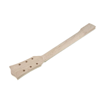 2x Yinfente New Guitar Neck 22fret 25.5inch Maple wood Rosewood Fretboard Block Inlay Binding Head