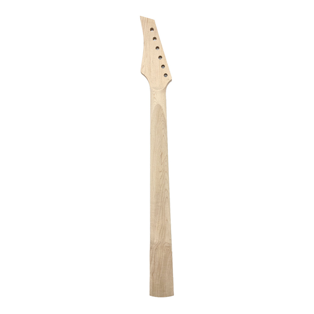 Yinfente Foyarina 24 Fret Electric Guitar Neck, 25.5" Maple Neck with Nice Inlay Rosewood Fretboard– Bolt-On Replacement Neck for Guitar Builds