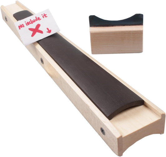 3/4 4/4 Violin Fingerboard Hold Clamp Scraper Violin Making Luthier Tools Solid Wood Steel Blade (Scraper + Clamp)