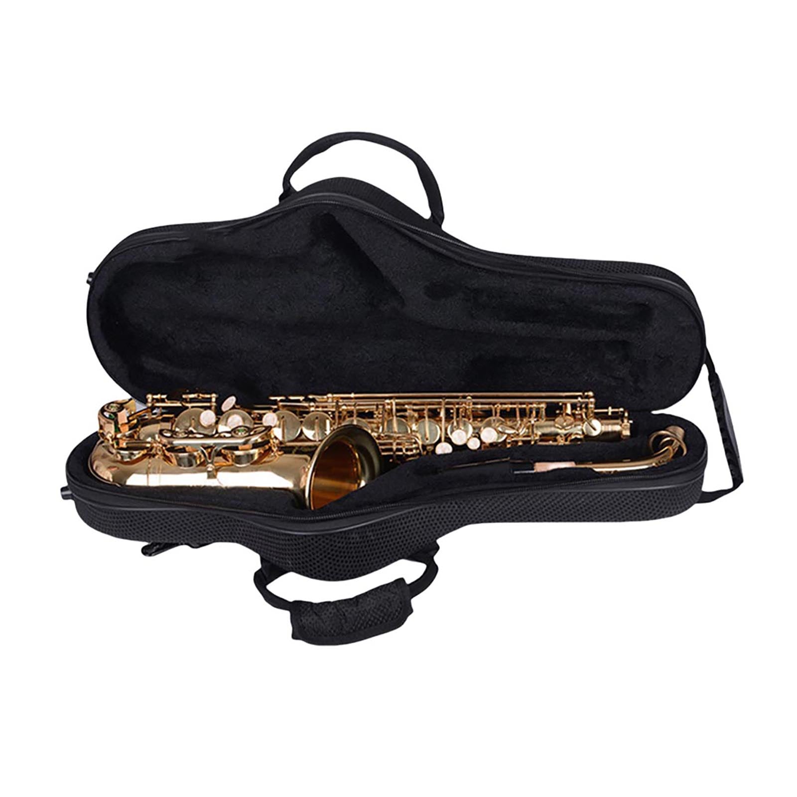 New Alto Sax Case Saxophone Parts Strong Light Saxophone Case Hand Strap Carry Protect Saxophone