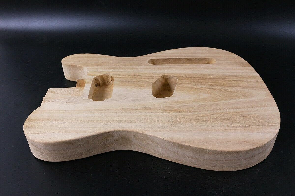 DIY Electric Guitar Body Paulownia Wood TL Style Light Weight Sanded Body Bodies (T1T)