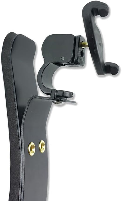 Adjustable Violin Shoulder Rest for 1/2 Universal Type Violin Advanced Violin Parts,Collapsible and Height Adjustable Feet,High Strength Sponge,Soft and Easy to Use