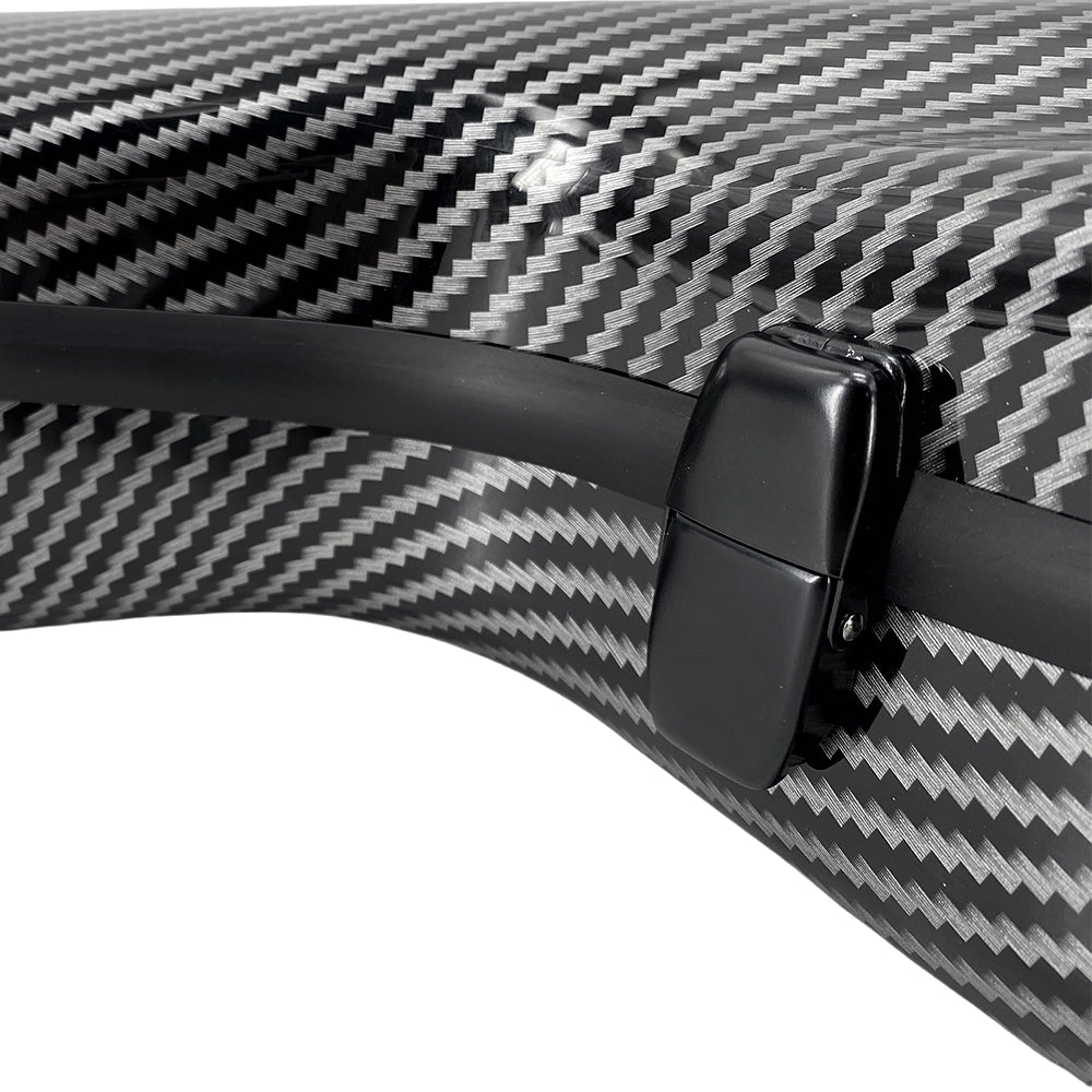 Yinfente 4/4 Full size Violin hard case Lightweight Carbon fiber Durable Handle Backstraps
