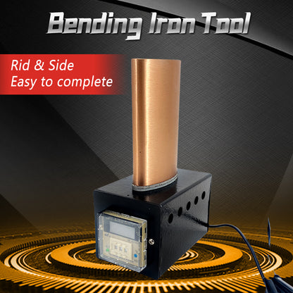 Yinfente Guitar Side Rib Bending Luthier Side Benier Violin Bending Iron Side Bender Guitar Violin/Viola Making Tools Silver