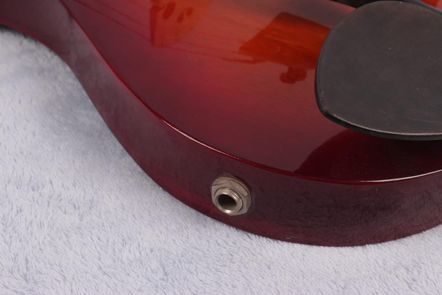 4/4 Violin Metallic Electric Violin Electric Guitar Shape Professional Violin Solid Wood Full Size