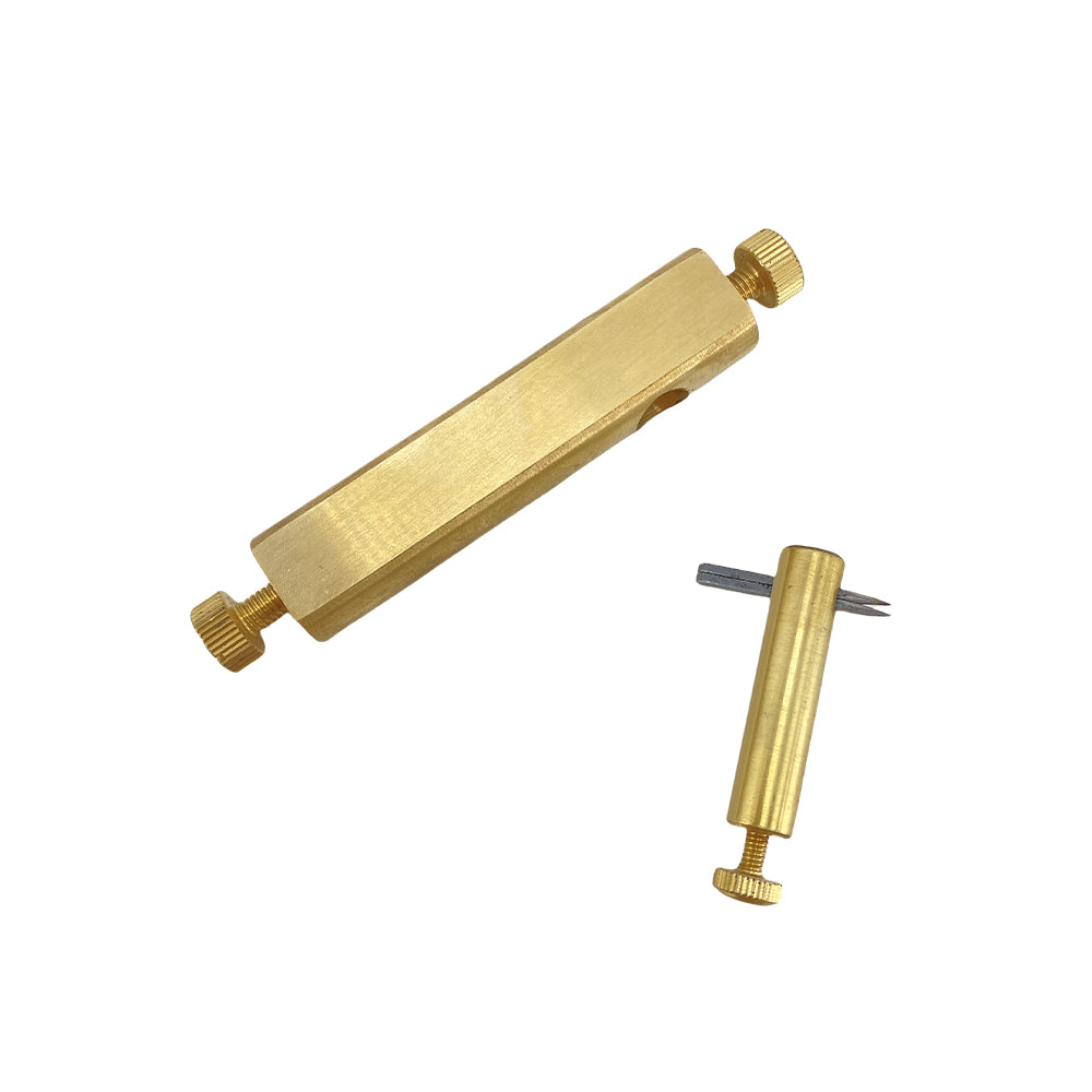 Yinfente 1 Set Brass Purfling Tools Inlay.Inlaid Groove Carver Knife Luthier Tools for Making Violin Viola