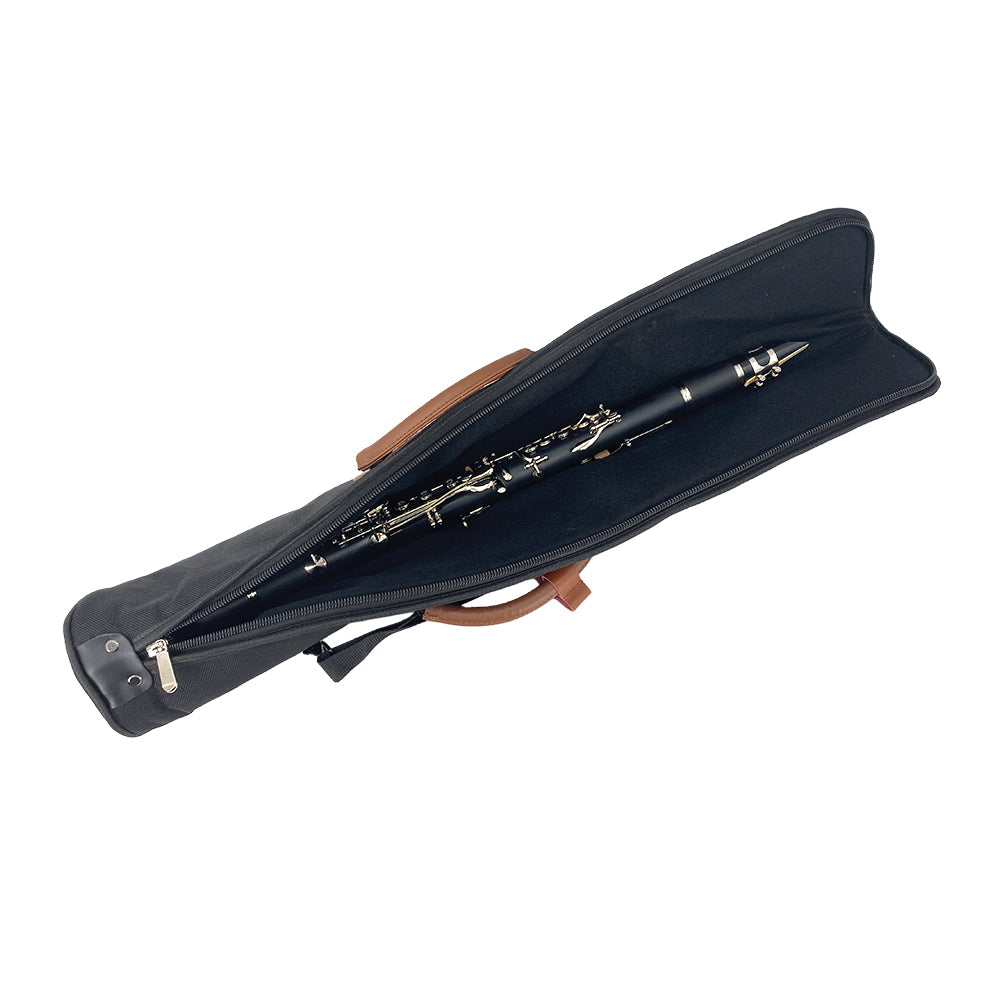 Yinfente Soprano Sax and Clarinet Bag Case Lightweight Soft Padded with Strap