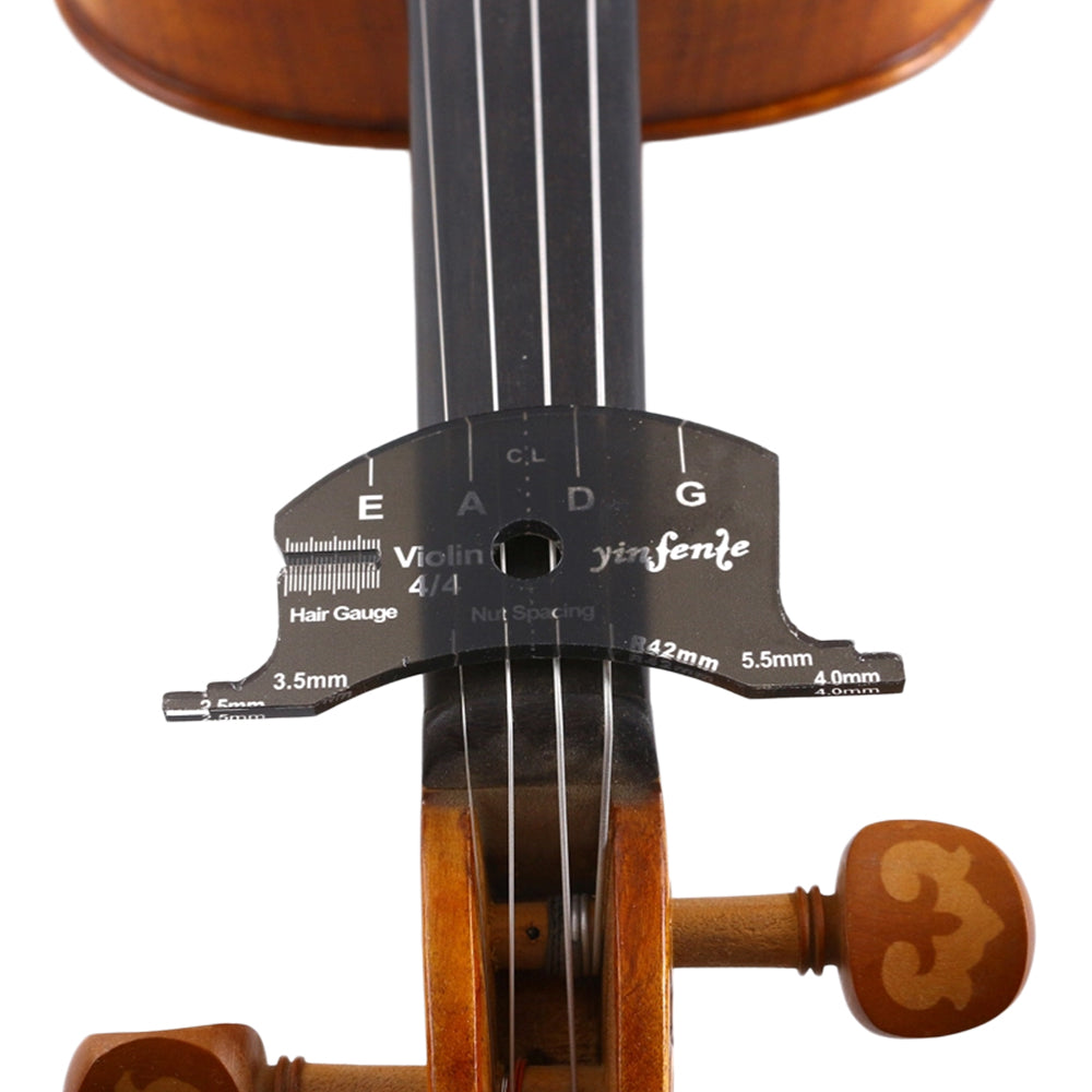 Yinfente 3/4 4/4 Violin Bridge Shaping Tool String nut Spacing Marker Violin bridge Template