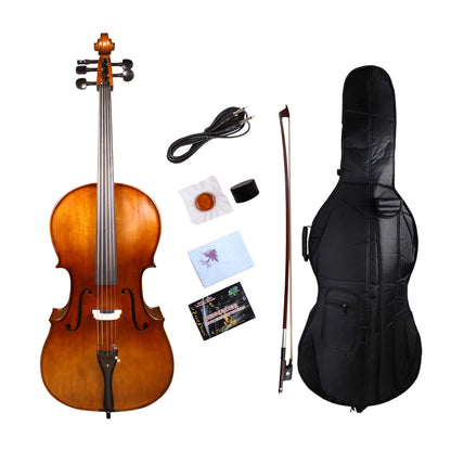 Yinfente 5string Electric Cello 4/4 Full Size Cello Maple Spruce Wonderful Sound hand made Cello
