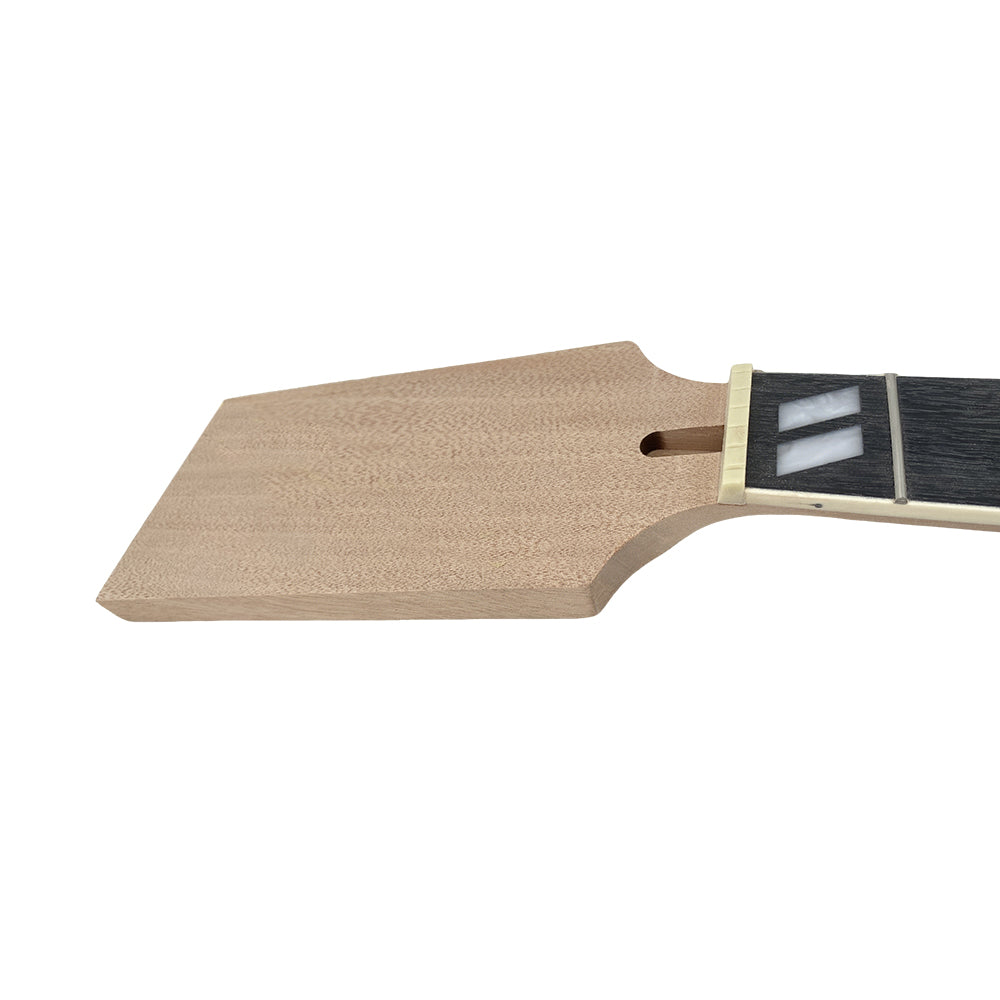 Yinfente New Electric Guitar Neck 22 Fret 24.75Inch DIY Guitar Paddle Head Mahogany Rosewood Fretboard