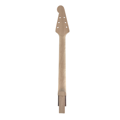 Yinfente Guitar Neck 22 Fret for Electric Guitar Replacement Maple Mahogany Unfinished Set in Glue on Heel