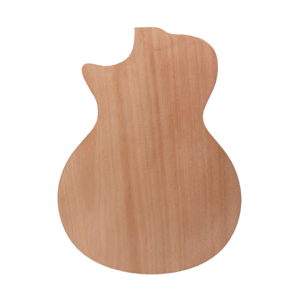 1Set Guitar Kit Guitar Neck 22Fret 24.75Inch Semi Hollow Guitar Body Maple Fretboard DIY Guitar Set in Heel