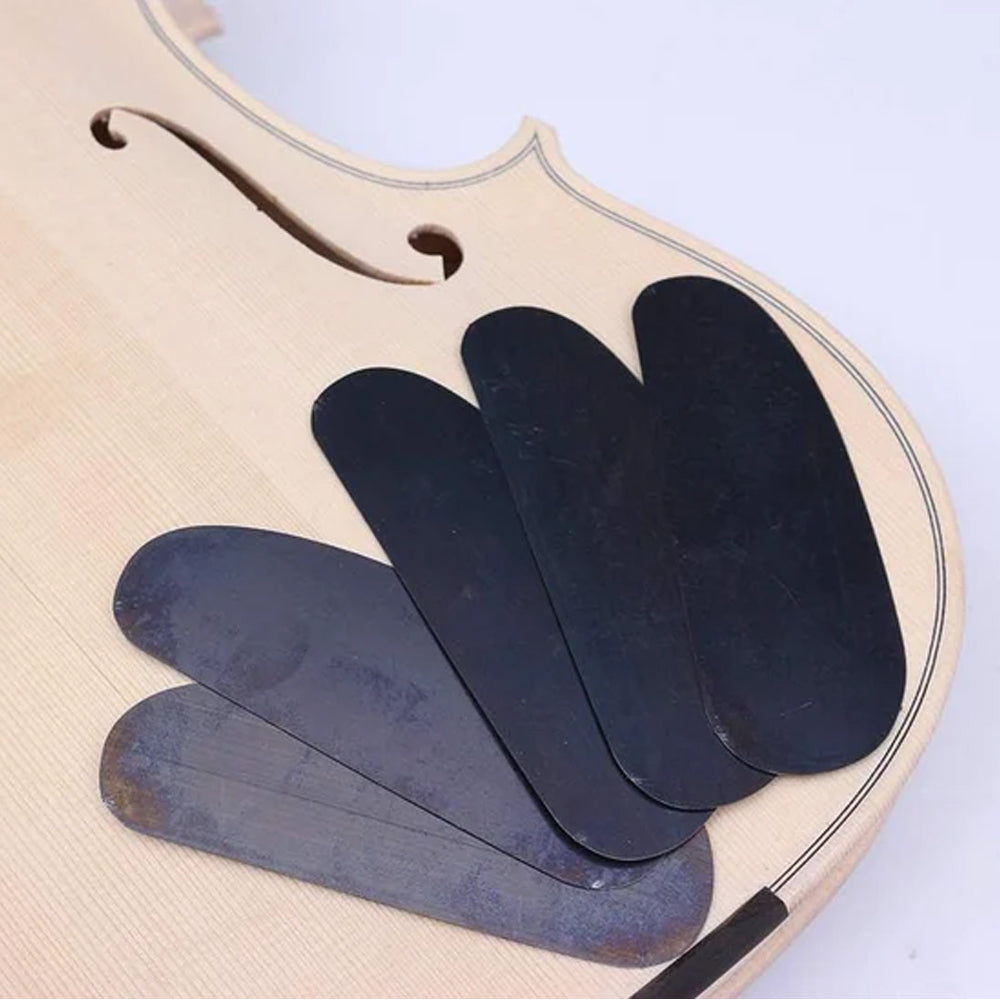 10Pcs Violin Scraper Violin Making Tools Stele Plate Smooth Violin Guitar Surface