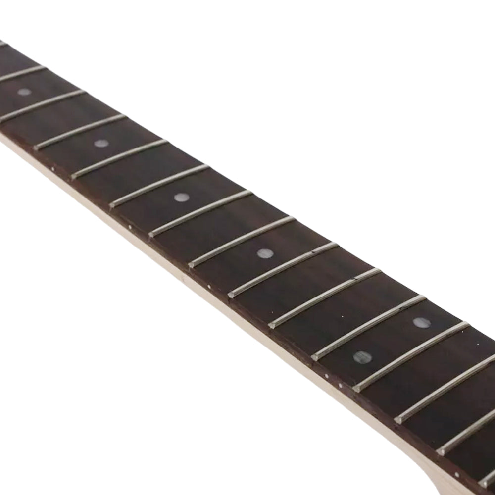 Electric Guitar Neck 22 Fret 24.75 Inch Rosewood Fretboard Maple Neck DIY Guitar Parts Paddle Head Dot Inlay